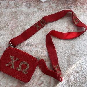 Chi Omega Beaded Purse